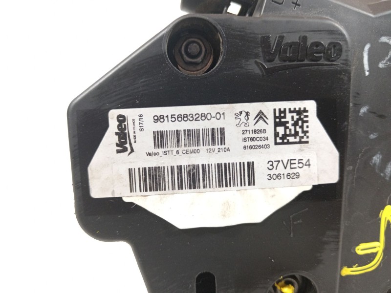 Recambio de alternador para peugeot 508 2.0 blue-hdi fap referencia OEM IAM 9815683280 37VE54 2711826B