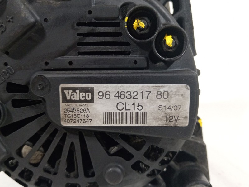 Recambio de alternador para peugeot 207/207+ (wa_, wc_) 1.4 hdi referencia OEM IAM 9646321780 2543526A 407247647