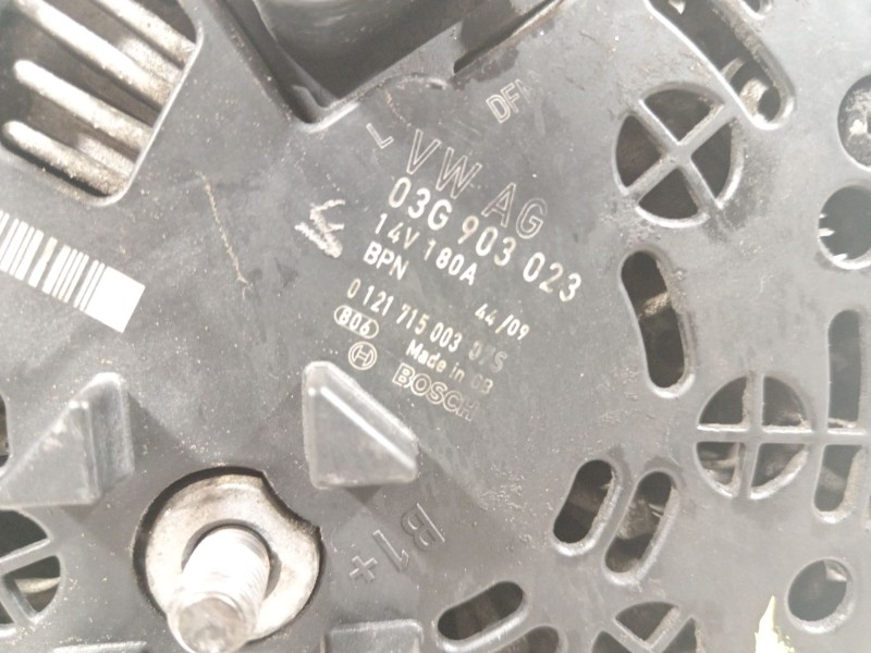 Recambio de alternador para volkswagen passat b6 (3c2) 2.0 tdi referencia OEM IAM 03G903023  0121715003