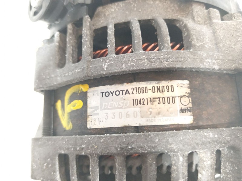 Recambio de alternador para toyota yaris (_p13_) 1.4 d (nlp130_) referencia OEM IAM 270600N090  1042113000