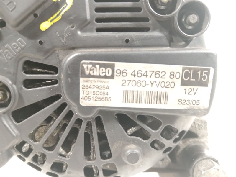 Recambio de alternador para peugeot 1007 dolce referencia OEM IAM 9646476280 5705AS TG15C054