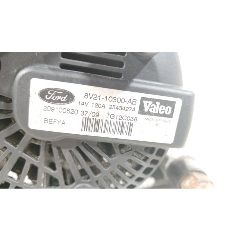Recambio de alternador para ford fiesta (cb1) 1.6 tdci cat referencia OEM IAM 8V2110300AB 209100620 TG12C038