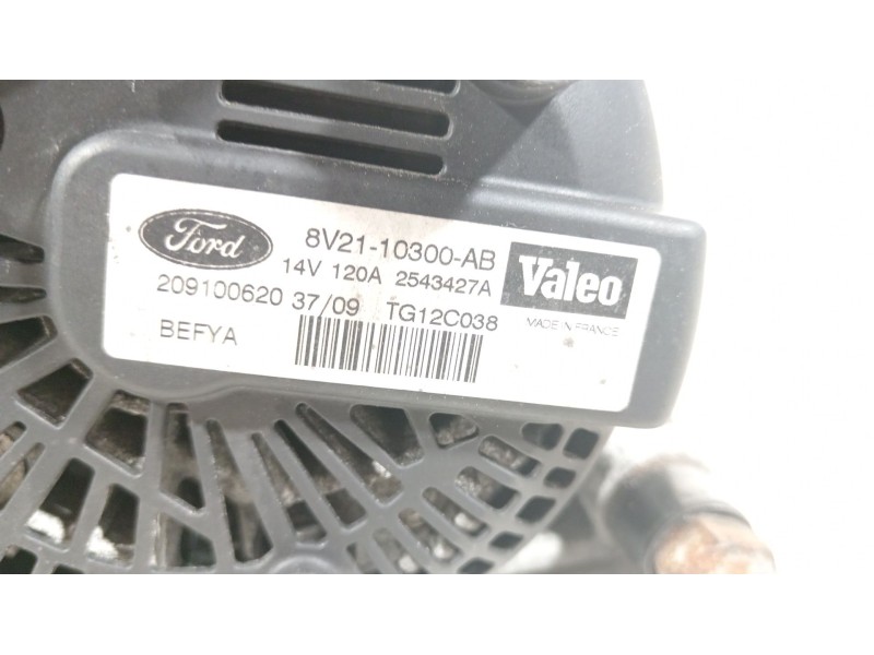 Recambio de alternador para ford fiesta (cb1) 1.6 tdci cat referencia OEM IAM 8V2110300AB 209100620 TG12C038