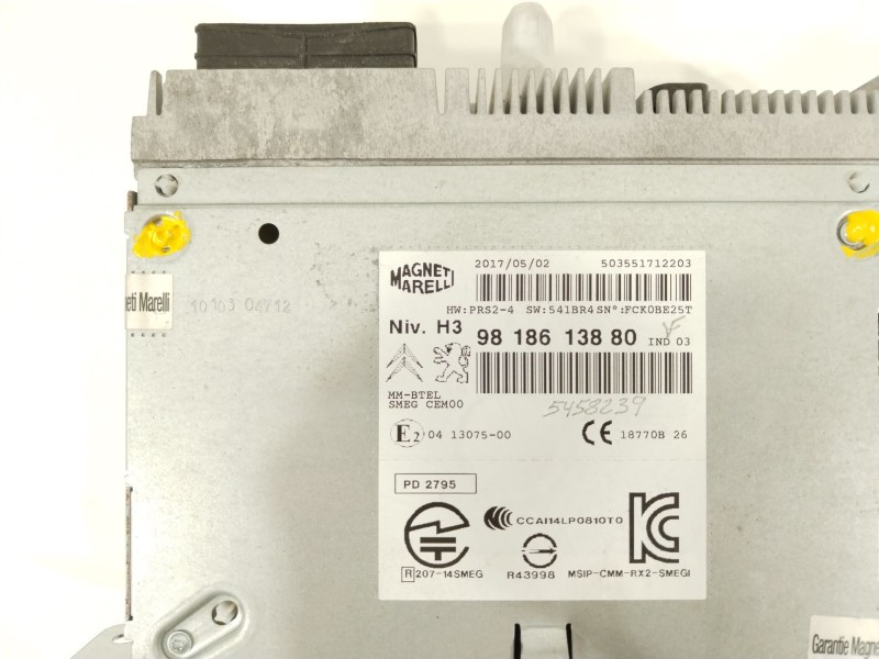 Recambio de sistema audio / radio cd para peugeot 308 sw active referencia OEM IAM 9818613880  