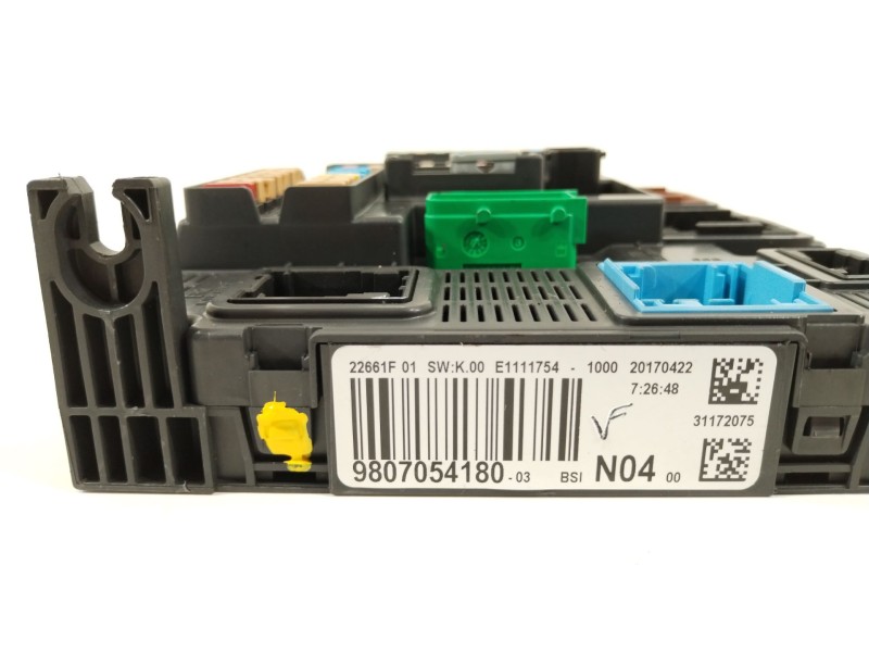 Recambio de caja reles / fusibles para peugeot 308 sw active referencia OEM IAM 9807054180  