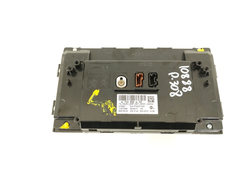 Recambio de pantalla multifuncion para peugeot 308 sw active referencia OEM IAM 9811486280  