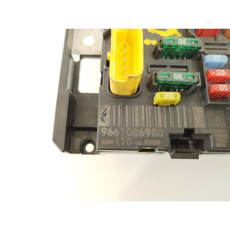 Recambio de caja reles / fusibles para peugeot 207/207+ (wa_, wc_) 1.6 hdi referencia OEM IAM 9661086980  BSML1000