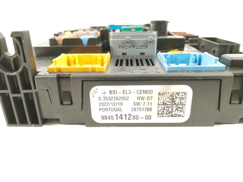 Recambio de caja reles / fusibles para toyota proace city referencia OEM IAM 9845141280  BSIEL3CEM00