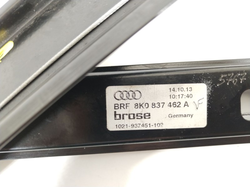 Recambio de elevalunas delantero derecho para audi a4 b8 avant (8k5) 2.0 tdi referencia OEM IAM 8K0837462A  8K0959802A