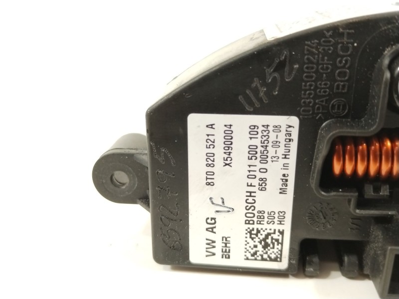 Recambio de resistencia calefaccion para audi a4 b8 avant (8k5) 2.0 tdi referencia OEM IAM 8T0820521A  