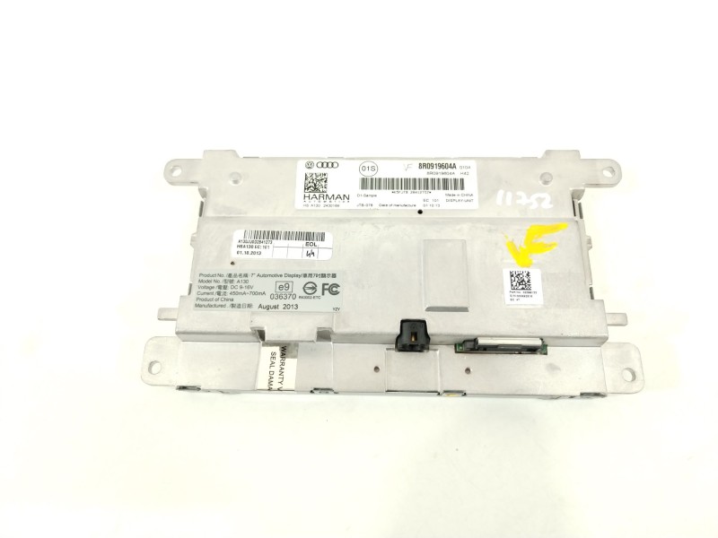 Recambio de pantalla multifuncion para audi a4 b8 avant (8k5) 2.0 tdi referencia OEM IAM 8R0919604A  