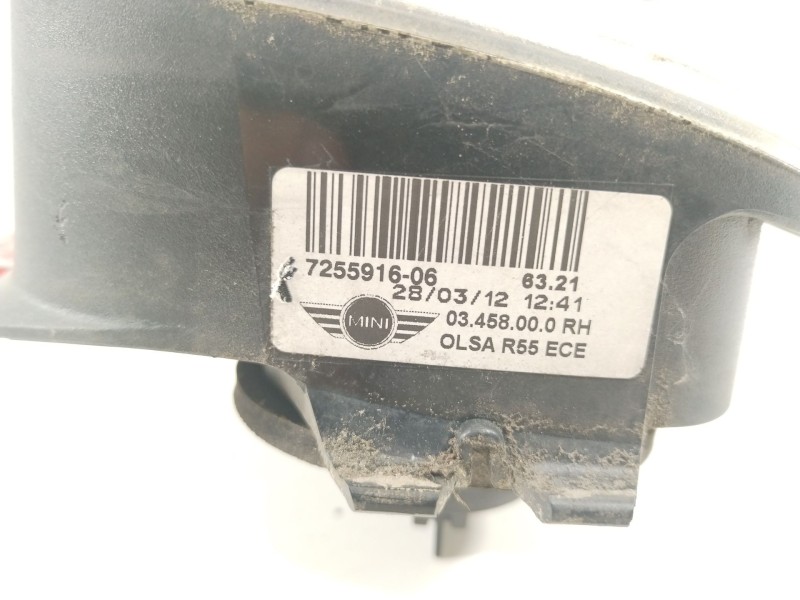 Recambio de piloto trasero derecho para bmw mini clubman (r55) cooper d referencia OEM IAM 7255916  63217255916