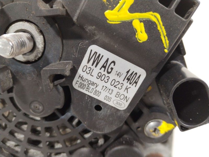 Recambio de alternador para seat leon (5f1) 2.0 tdi referencia OEM IAM 03L903023K  
