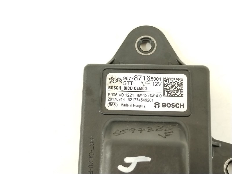 Recambio de rele para citroën c3 iii (sx) 1.5 bluehdi 100 (sxyhyp, sxyhtu) referencia OEM IAM 9677871680  