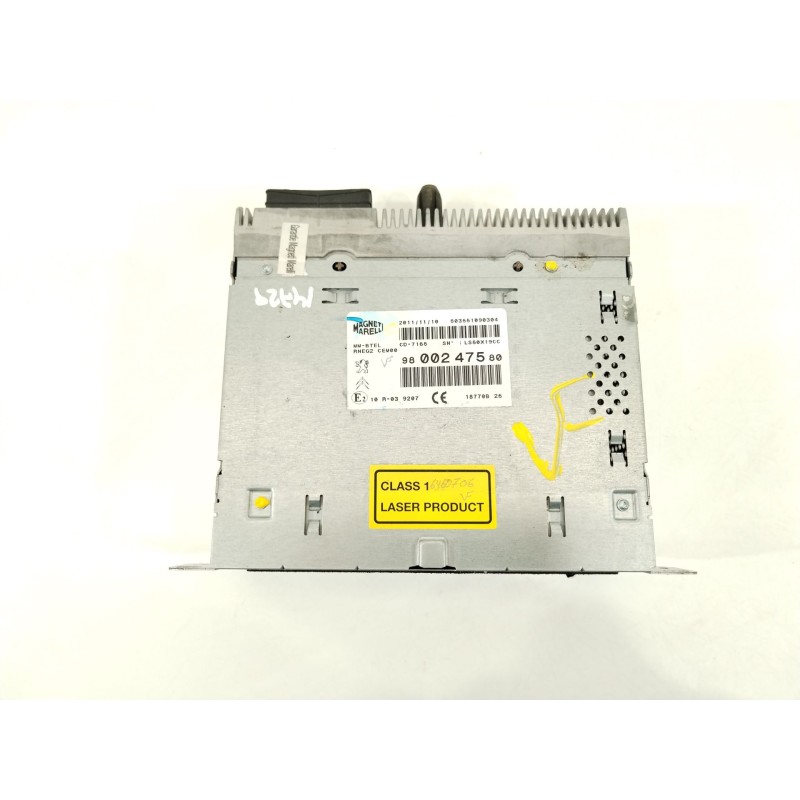 Recambio de sistema audio / radio cd para peugeot 508 sw i (8e_) 2.0 hdi referencia OEM IAM 9800247580  