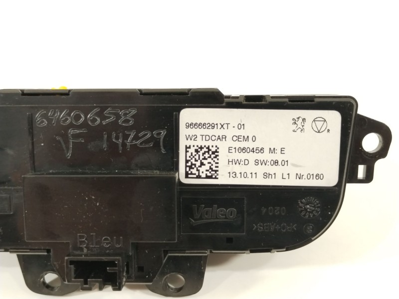 Recambio de mando climatizador para peugeot 508 sw i (8e_) 2.0 hdi referencia OEM IAM 96666291XT  
