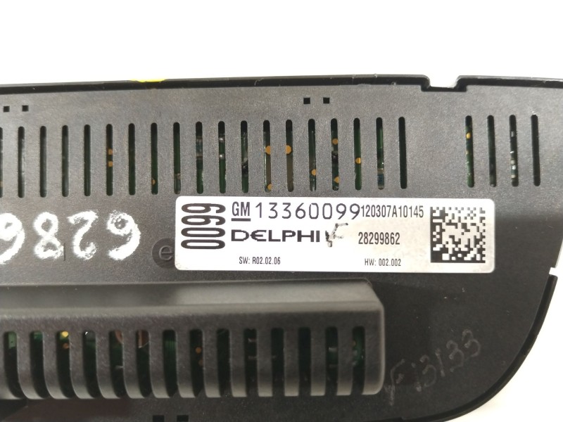 Recambio de mando climatizador para opel astra j sports tourer enjoy referencia OEM IAM 13360099  