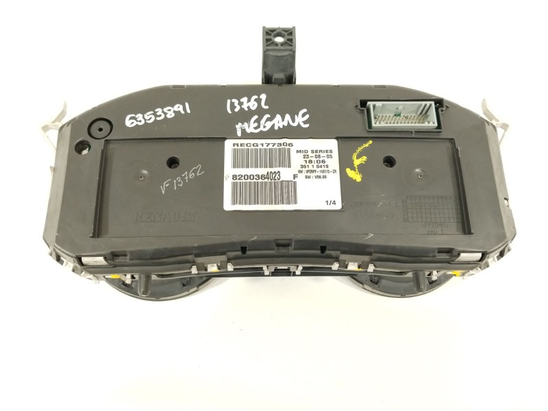 Recambio de cuadro instrumentos para renault megane ii coupé-cabriolet (em0/1_) 2.0 referencia OEM IAM 8200364023  8200364023F