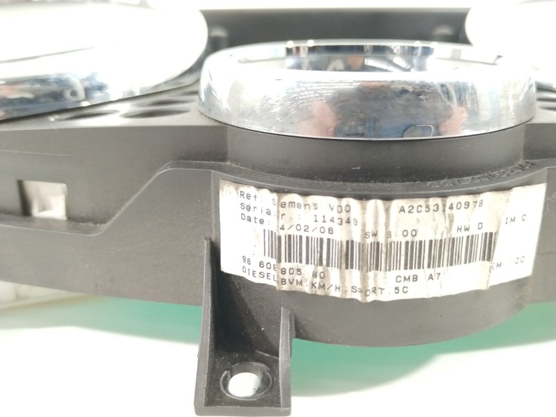 Recambio de cuadro instrumentos para peugeot 207/207+ (wa_, wc_) 1.6 hdi referencia OEM IAM 9660880580 A2C53140976 A2C53065549