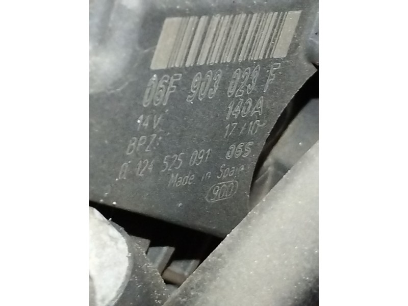 Recambio de alternador para volkswagen polo v (6r1, 6c1) 1.6 tdi referencia OEM IAM 06F903023F  0124525091