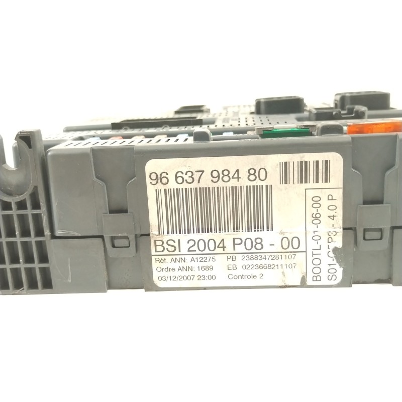 Recambio de caja reles / fusibles para citroën c4 i (lc_) 1.6 hdi referencia OEM IAM 9663798480  BSI2004P08