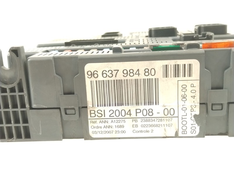 Recambio de caja reles / fusibles para citroën c4 i (lc_) 1.6 hdi referencia OEM IAM 9663798480  BSI2004P08