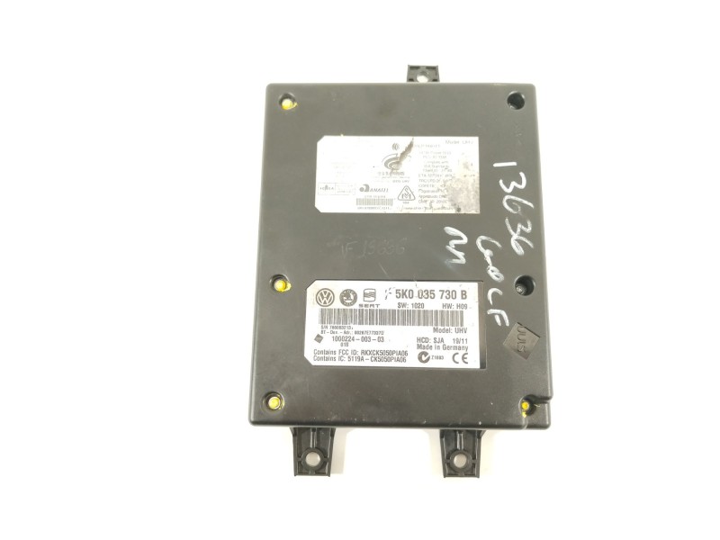 Recambio de modulo electronico para volkswagen golf vi (5k1) 1.6 tdi referencia OEM IAM 5K0035730B  