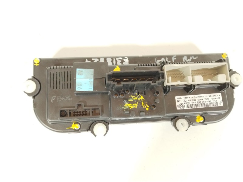 Recambio de mando climatizador para volkswagen golf vi (5k1) 1.6 tdi referencia OEM IAM 7N0907426K  