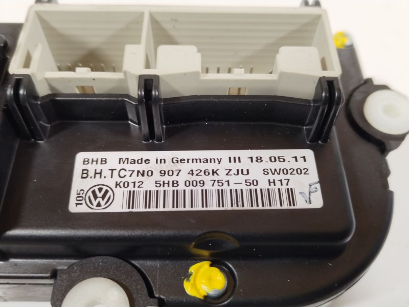 Recambio de mando climatizador para volkswagen golf vi (5k1) 1.6 tdi referencia OEM IAM 7N0907426K  