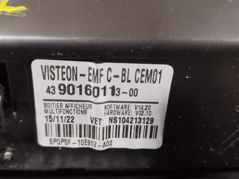 Recambio de sistema audio / radio cd para toyota proace city referencia OEM IAM 98392691ZD  4390160113