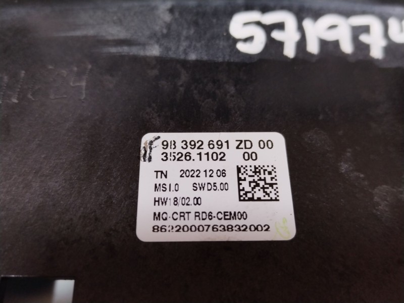 Recambio de sistema audio / radio cd para toyota proace city referencia OEM IAM 98392691ZD  4390160113