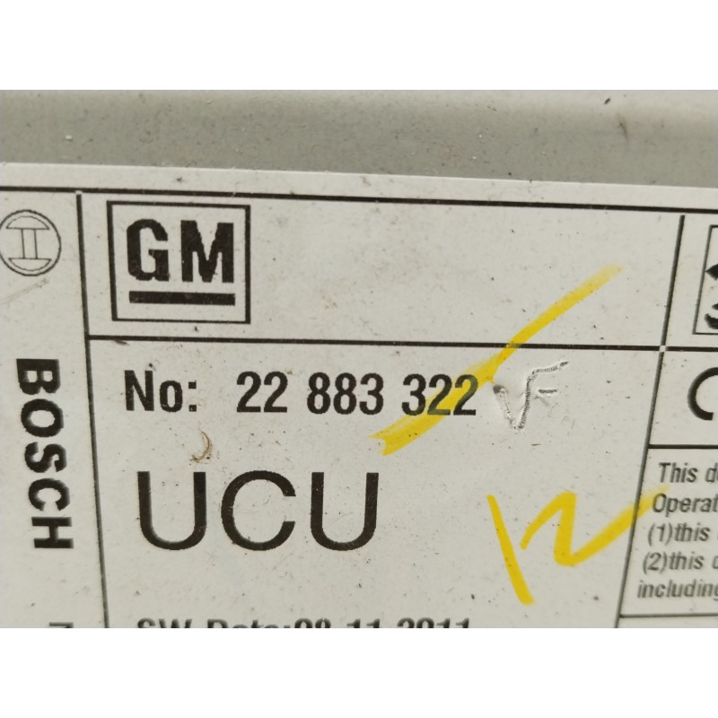 Recambio de sistema navegacion gps para opel astra j sports tourer enjoy referencia OEM IAM 22883322 453116246 22883322