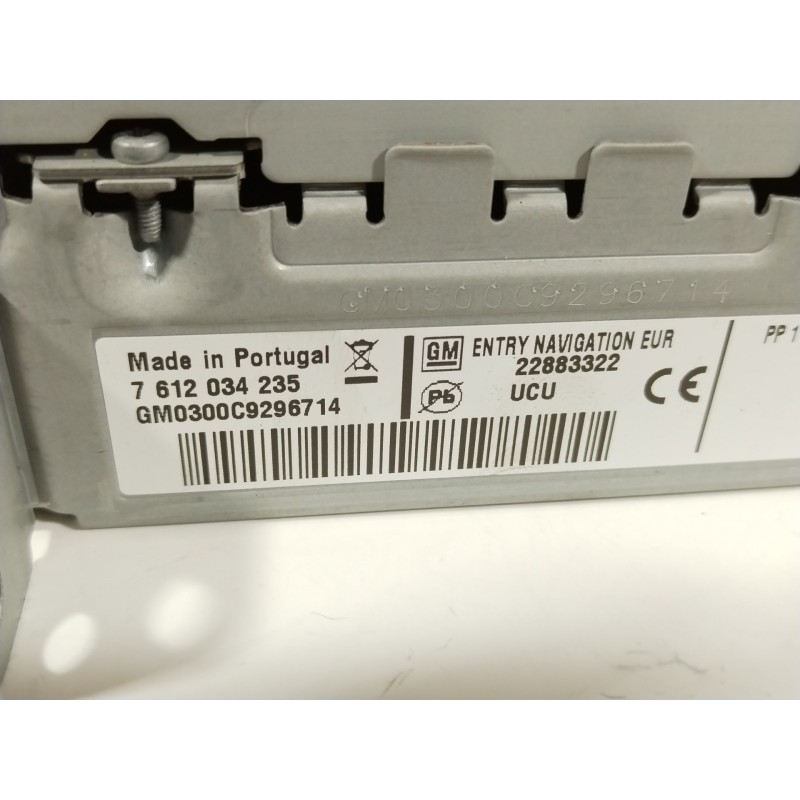 Recambio de sistema navegacion gps para opel astra j sports tourer enjoy referencia OEM IAM 22883322 453116246 22883322