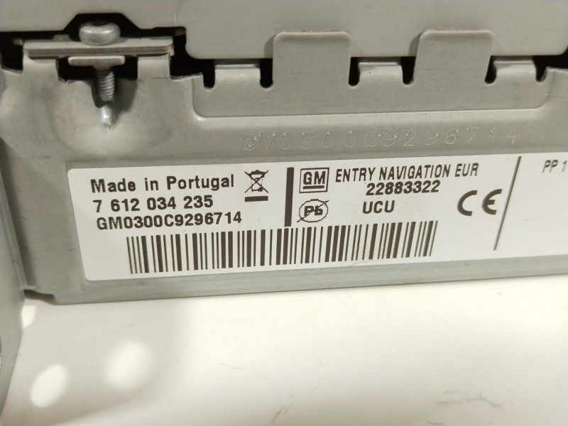 Recambio de sistema navegacion gps para opel astra j sports tourer enjoy referencia OEM IAM 22883322 453116246 22883322