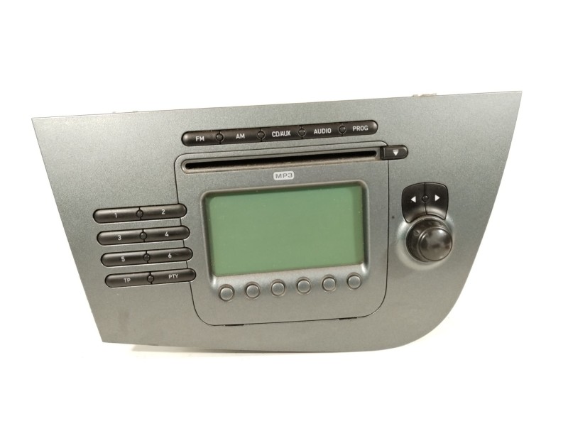 Recambio de sistema audio / radio cd para seat leon (1p1) 1.9 tdi referencia OEM IAM 1P1035186B  1P1035186BN87