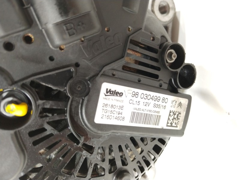Recambio de alternador para citroën c4 aircross 1.6 hdi 115 referencia OEM IAM 9803049980  TG15C194