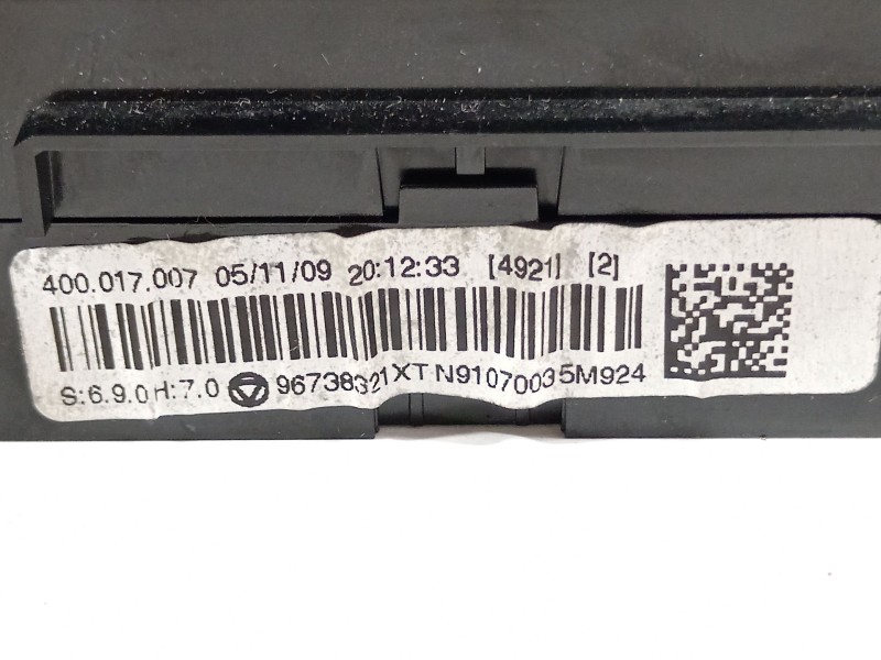 Recambio de mando climatizador para peugeot 5008 premium referencia OEM IAM 96738321XT  