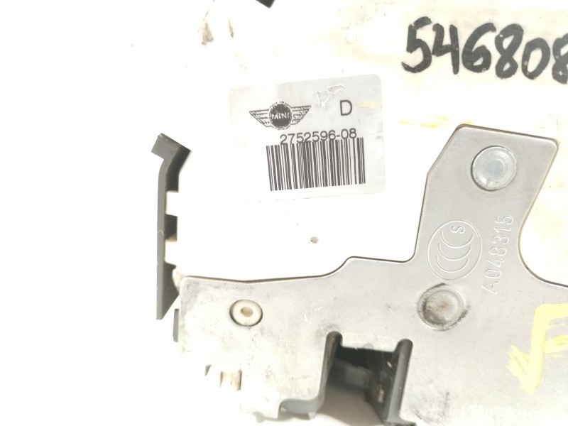 Recambio de cerradura puerta delantera derecha para bmw mini clubman (r55) cooper d referencia OEM IAM 275259608 2752596 5121275