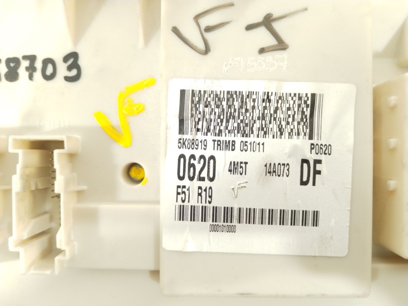 Recambio de caja reles / fusibles para ford focus ii (da_, hcp, dp) 1.6 referencia OEM IAM 4M5T14A073DF  