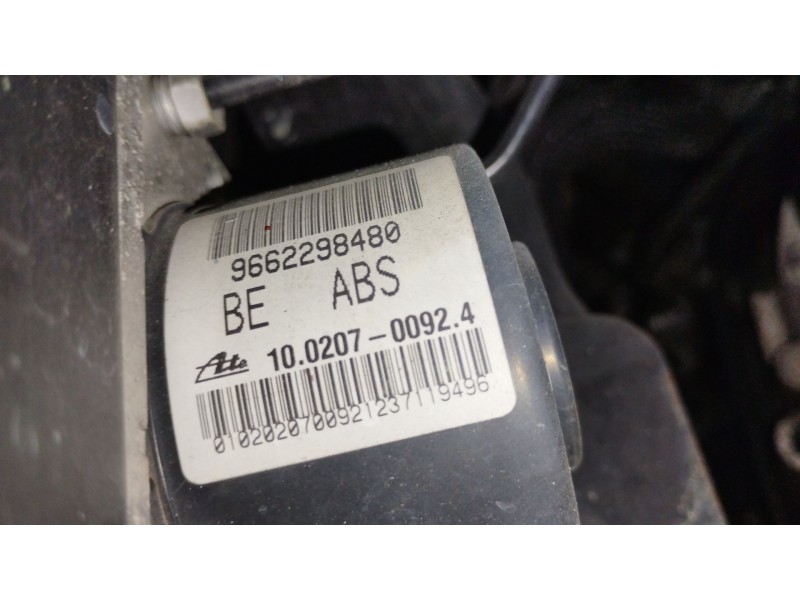 Recambio de abs para peugeot 207 furgoneta/hatchback (wa_, wc_) 1.6 hdi referencia OEM IAM 9662298480  
