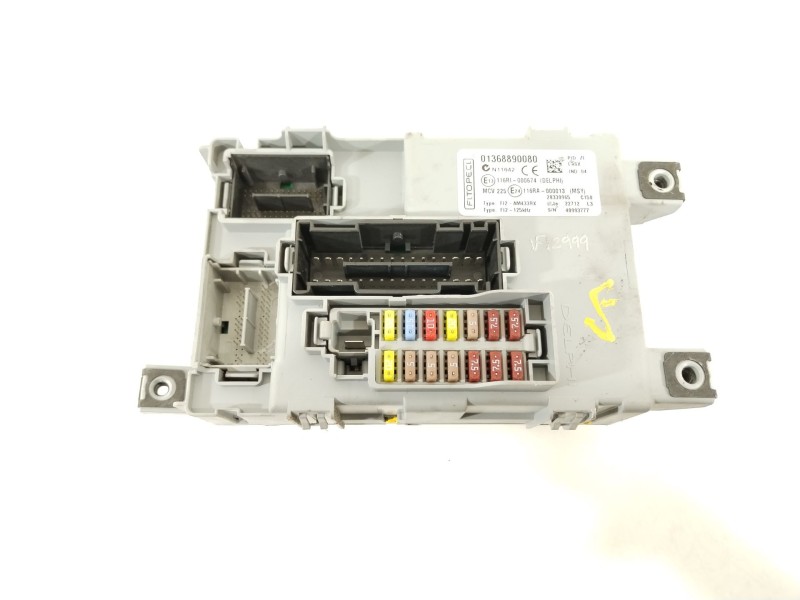 Recambio de caja reles / fusibles para peugeot bipper avantage referencia OEM IAM 1368890080  