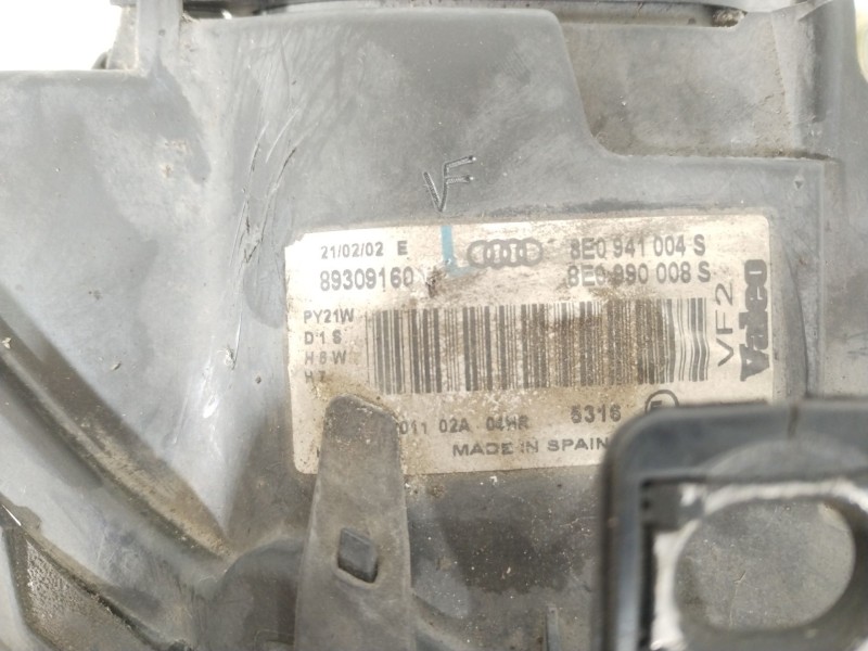 Recambio de faro derecho para audi a4 b6 (8e2) 2.5 tdi referencia OEM IAM 8E0941004S  