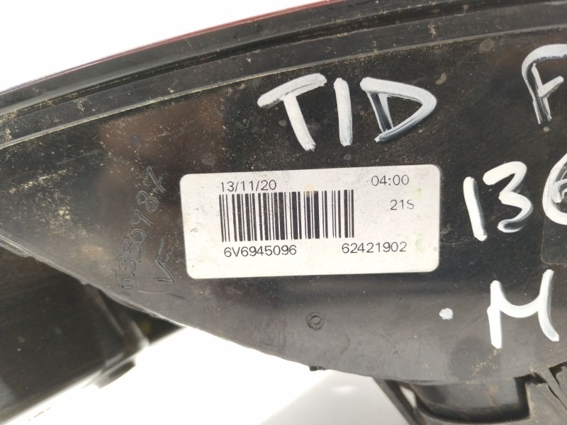 Recambio de piloto trasero derecho para skoda fabia iii (nj3) 1.0 tsi referencia OEM IAM 6V6945096  