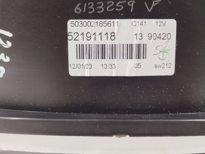 Recambio de cuadro instrumentos para fiat fiorino (2023) fiorino 2252 referencia OEM IAM 52191118  503002185611