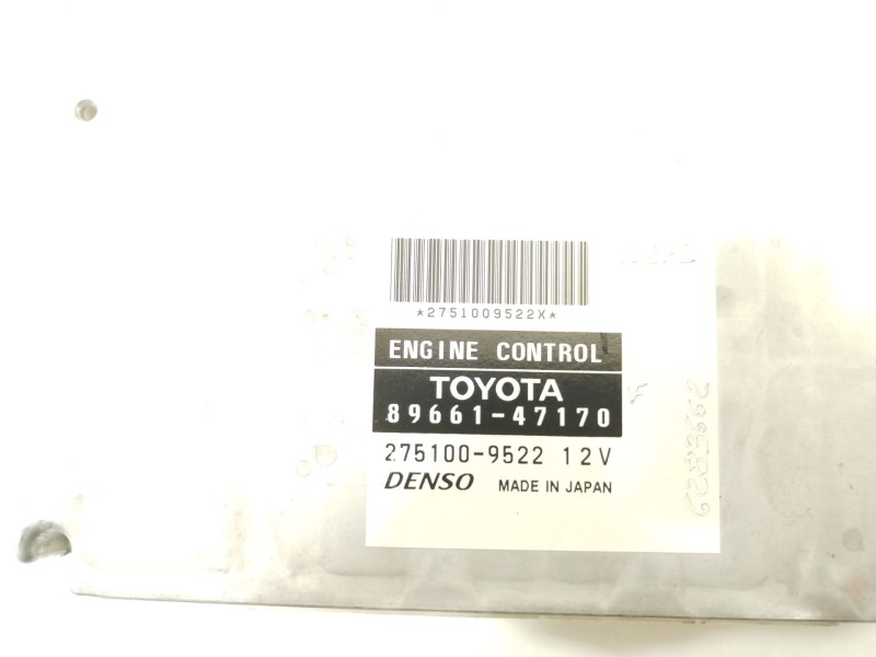 Recambio de centralita motor uce para toyota prius (nhw20) sol referencia OEM IAM 8966147170  
