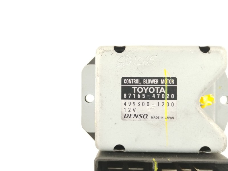 Recambio de resistencia calefaccion para toyota prius (nhw20) sol referencia OEM IAM 8716547020  