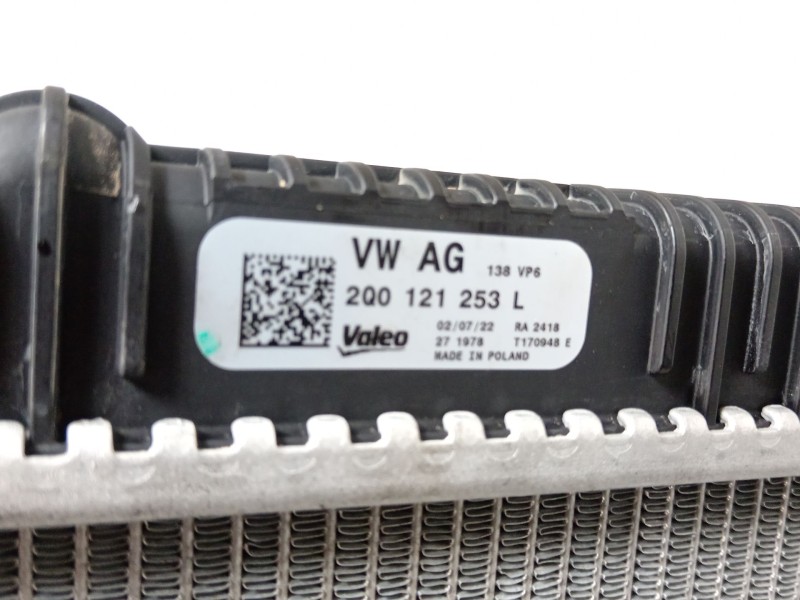 Recambio de radiador agua para seat arona (kj7, kjp) 1.0 tsi referencia OEM IAM 2Q0121253L  