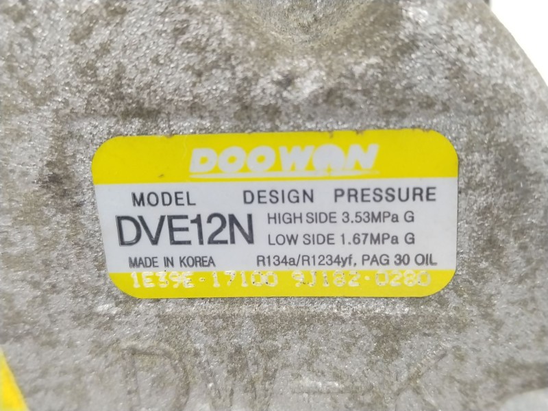 Recambio de compresor aire acondicionado para kia stonic (yb) 1.0 t-gdi referencia OEM IAM 1E39E17100  9J1820280
