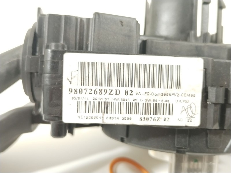 Recambio de mando luces para peugeot 308 access referencia OEM IAM 98072689ZD  