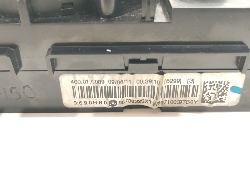 Recambio de mando climatizador para peugeot 5008 premium referencia OEM IAM 96738323XT  